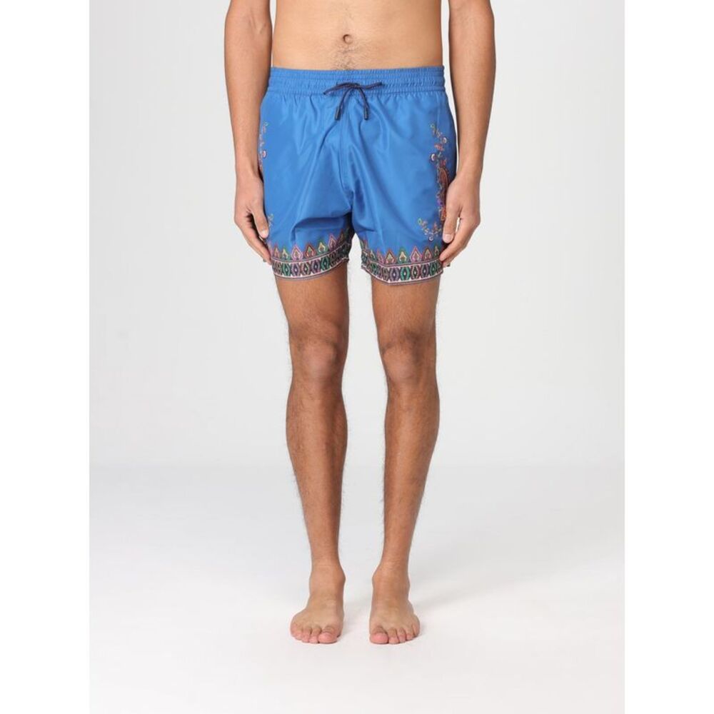 Etro Swimsuit Men Blue